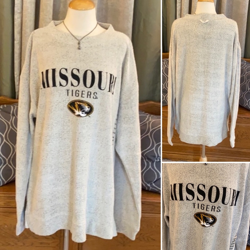 Missouri Tigers Terry Cloth Pullover Sweatshirt
